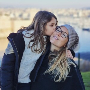 Aurélie Vaneck avec sa fille Charlie