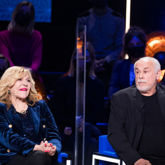 Exclusif - Nicoletta, Francis Perrin, Chimène Badi - Enregistrement de l'émission "La Boite à Secrets N°10", présentée par F.Bollaert, et diffusée le 28 janvier sur France 3. © Tiziano Da Silva / Bestimage 