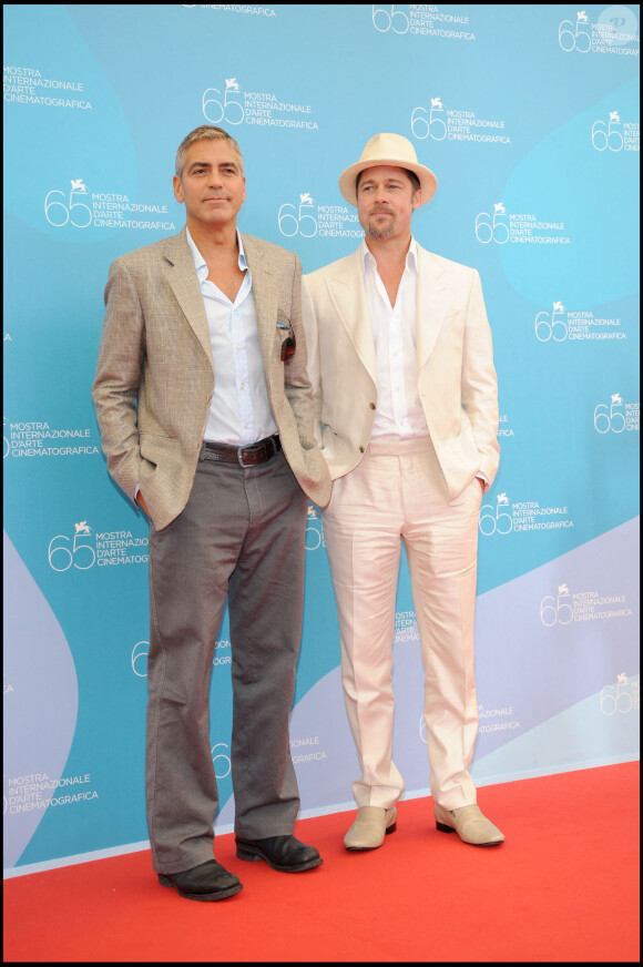 George Clooney et Brad Pitt