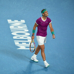 Rafael Nadal remporte l'Open d'Australie à Melbourne et décroche également son 21 ème titre en Grand Chelem. Melbourne le 30 janvier 2022 © Antoine Couvercelle / Panoramic / Bestimage