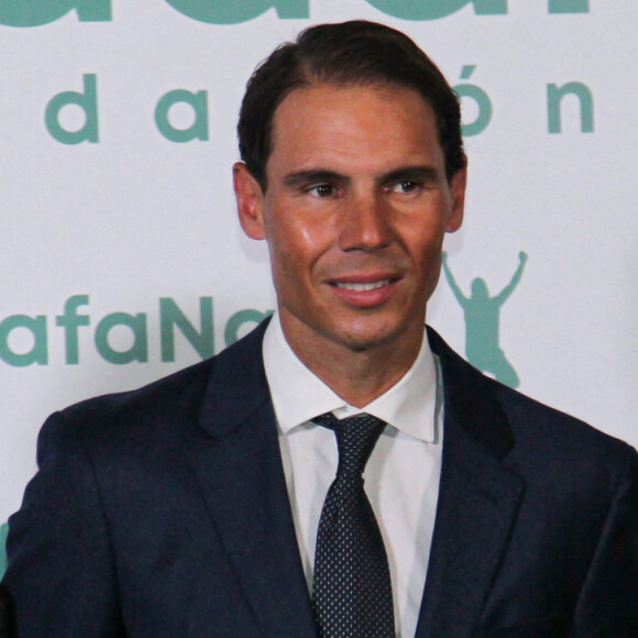 Ana Maria Parera, présidente de Rafa Nadal Foundation, Rafael Nadal, fondateur de Rafa Nadal Foundation et Xisca Perello, directrice générale de Rafa Nadal Foundation - Rafael Nadal fête le 10 ème anniversaire de son association "RafaNadal Foundation" au Consulat italien à Madrid, le 18 novembre 2021.