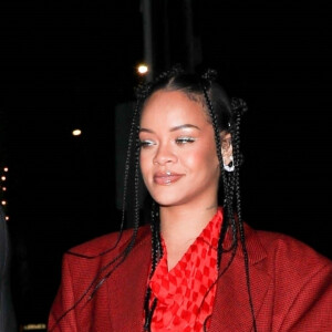 Exclusif - Rihanna et son compagnon ASAP Rocky vont dîner au restaurant "Giorgio Baldi" à Los Angeles, le 7 novembre 2021.