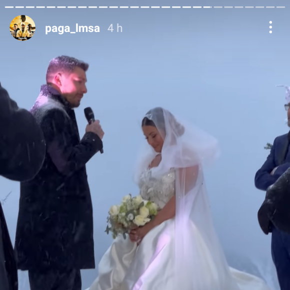 Mariage de Carla Moreau et Kevin Guedj à Courchevel, le 31 janvier 2022