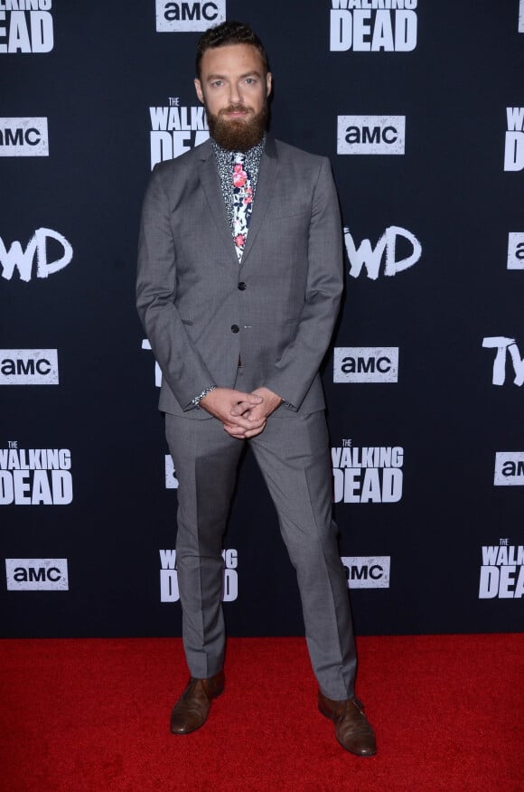 Ross Marquand - Les célébrités assistent à la projection de la nouvelle saison de la série "The Walking Dead" au Chinese Theatre dans le quartier de Hollywood à Los Angeles, le 23 septembre 2019. 
