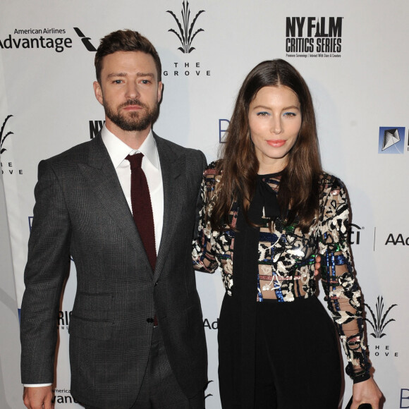 Justin Timberlake et sa femme Jessica Biel lors de la première du film "Book of Love" au Grove à Los Angeles, Californie, Etats-Unis, le 10 janvier 2016. © Dave Longendyke/Globe Photos/Zuma Press/Bestimage 