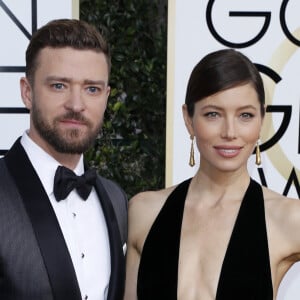 Justin Timberlake et sa femme Jessica Biel - La 74ème cérémonie annuelle des Golden Globe Awards à Beverly Hills © Olivier Borde/Bestimage 