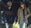 Exclusif - Justin Bieber et sa femme Hailey Baldwin Bieber vont déjeuner au restaurant "Wolfgang Puck" à Los Angeles, le 30 janvier 2022. 