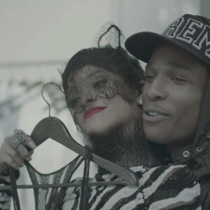 Rihanna et Asap Rocky dans le clip en 2013 intitulé "Fashion Killa".