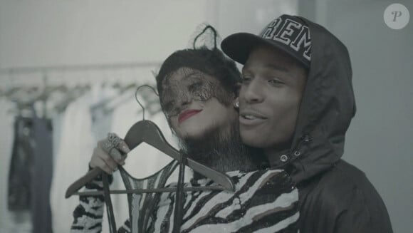 Rihanna et Asap Rocky dans le clip en 2013 intitulé "Fashion Killa".