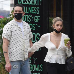 Ashley Benson et son compagnon G-Eazy se font une virée shopping à Los Angeles, Californie, Etats-Unis.