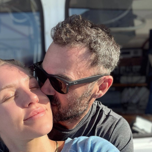 Brian Austin Green et sa compagne Sharna Burgess. Juillet 2021.