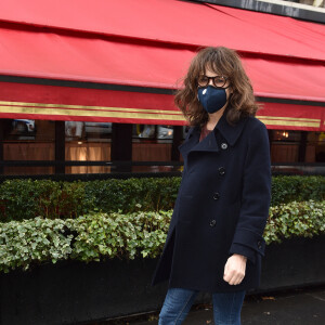 Exclusif - Valérie Lemercier - Arrivée au déjeuner des nommés aux César 2022 au Fouquet's à Paris le 06 février 2022. © Giancarlo Gorassini / Bestimage