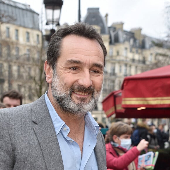Exclusif - Gilles Lellouche - Arrivée au déjeuner des nommés aux César 2022 au Fouquet's à Paris le 06 février 2022. © Giancarlo Gorassini / Bestimage