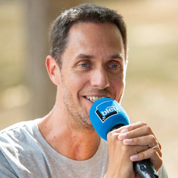 Exclusif - Fabien Marsaud, dit Grand Corps Malade - Jour 2 - Première édition du Festival Pellicu-Live à Thuir, un festival mêlant concerts live, cinéma, masterclass et gastronomie le 28 Août 2021. © Laurence Coranti / Pellicu-Live via Bestimage