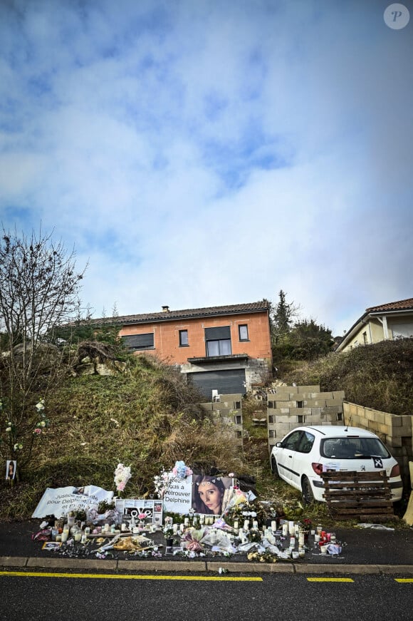 Vue générale de la maison de Delphine Jubillar à Cagnac-les-Mines, France, le 8 janvier 2022.