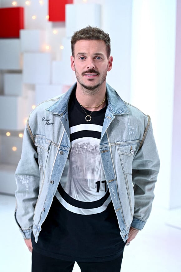 Exclusif - Matt Pokora (M. Pokora) - Enregistrement de l'émission "Vivement Dimanche", présentée par M.Drucker et diffusée le 25 octobre sur France 2 © Guillaume Gaffiot / Bestimage