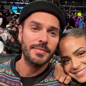 M.Pokora et Christina Milian sur Instagram, janvier 2022.