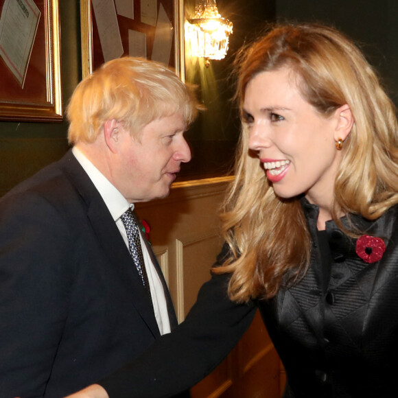 Boris Johnson, Premier ministre et sa femme Carrie - La famille royale assiste au Royal British Legion Festival of Remembrance au Royal Albert Hall à Kensington, Londres, le 9 novembre 2019.