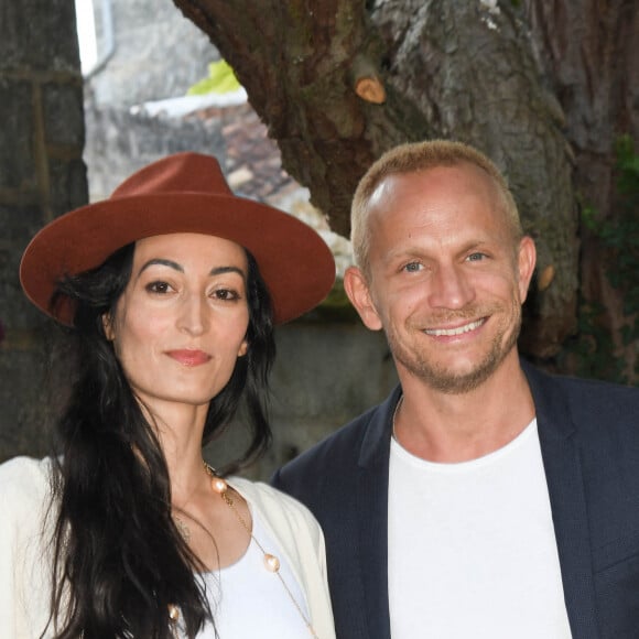 Laëtitia Eïdo et Jérémie Renier - Photocall du film "L'homme de la cave" lors du 14ème Festival du Film Francophone d'Angoulême. Le 27 août 2021 © Coadic Guirec / Bestimage