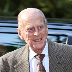 Le Prince Philip, Duc d'Edimbourg visite la réserve Dersingham Bog Nature à Sandringham en 2013.