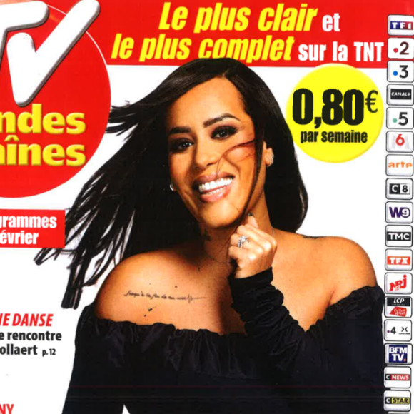 Amel Bent fait la couverture du dernier numéro de TV Grandes chaînes