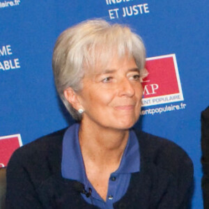 Christine Lagarde, Valérie Pécresse et Xavier Bertrand - Mobilisation sur la réforme des retraites à l'UMP en 2010