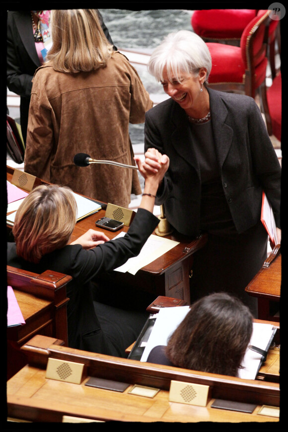 Christine Lagarde et Valérie Pécresse - Séance des questions d'actualité à l'assemblée nationale en 2010
