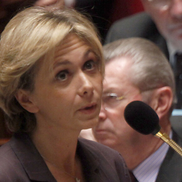 Valérie Pécresse, Christine Lagarde et Eric Woerth à l'Assemblée nationale en 2010