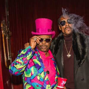 Snoop Dogg et Bishop Don Magic Juan à la soirée Lowrider Band à Los Angeles, le 15 février 2018.