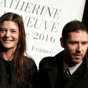 Chiara Mastroianni, Melvil Poupaud - Photocall de la cérémonie du Prix Lumière lors du 8ème Festival Lumière à Lyon. Le 14 octobre 2016 © Dominique Jacovides / Bestimage