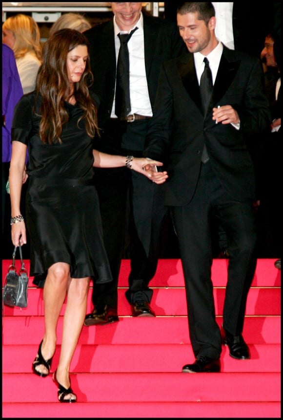 Chiara Mastroianni et Melvil Poupaud au Festival de Cannes en 2008. 