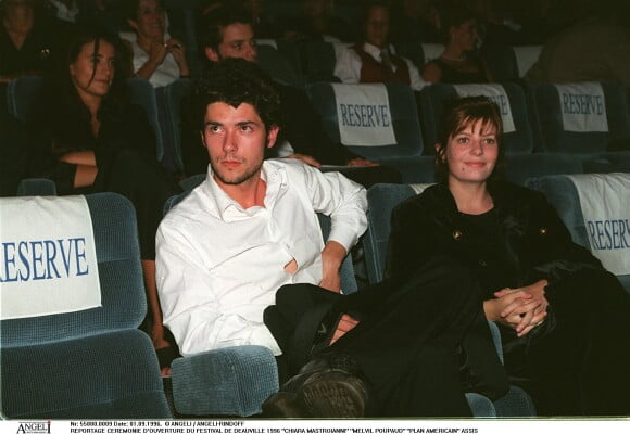 Chiara Mastroianni et Melvil Poupaud au Festival de Deauville en 1996. 