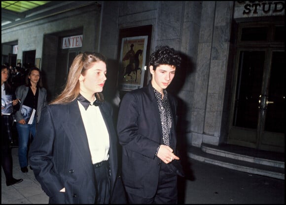 Chiara Mastroianni et Melvil Poupaud aux César en 1990. 