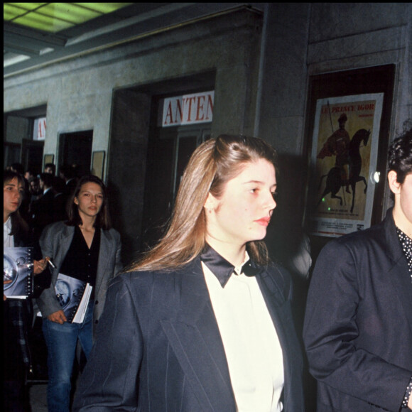 Chiara Mastroianni et Melvil Poupaud aux César en 1990. 