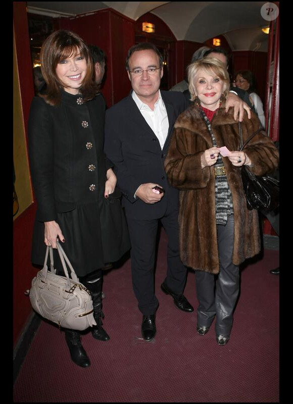 Isabelle Morizet, Fabien Lecoeuvre et Sophie Darel au filage de  la pièce "Kangourou" (6 janvier 2010)