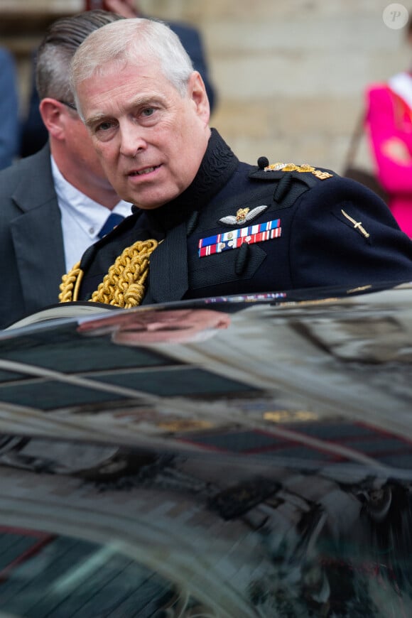 Le Prince Andrew, Duc d'York lors de la cérémonie commémorative du 75ème anniversaire de la libération de Bruges. Belgique, Bruges, le 7 septembre 2019.
