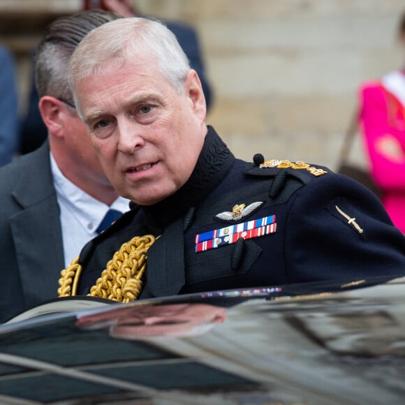 Le Prince Andrew, Duc d'York lors de la cérémonie commémorative du 75ème anniversaire de la libération de Bruges. Belgique, Bruges, le 7 septembre 2019.