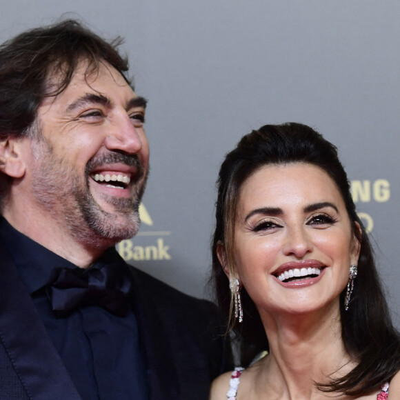 Penelope Cruz, Javier Bardem au photocall de la 36ème édition des Goya Awards au palais des Arts de Valence, Espagne le 12 février 2022. 