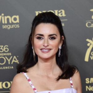 Penelope Cruz au photocall de la 36ème édition des Goya Awards au palais des Arts de Valence, Espagne le 12 février 2022. 