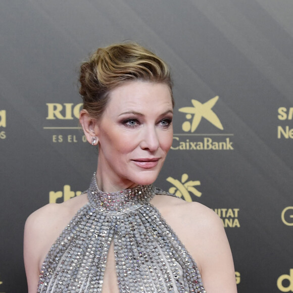 Cate Blanchett au photocall de la 36ème édition des Goya Awards au palais des Arts de Valence, Espagne le 12 février 2022. 