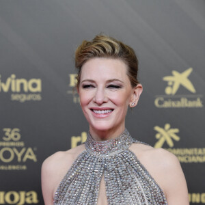 Cate Blanchett au photocall de la 36ème édition des Goya Awards au palais des Arts de Valence, Espagne le 12 février 2022. 