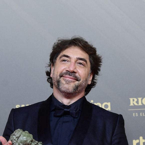 Javier Bardem, prix du meilleur acteur - Press Room de la 36ème cérémonie de remise des Goya Awards à Valence, Espagne le 12 février 2022. 