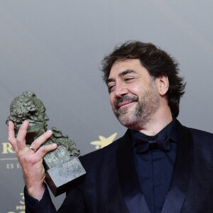 Javier Bardem, prix du meilleur acteur - Press Room de la 36ème cérémonie de remise des Goya Awards à Valence, Espagne le 12 février 2022. 