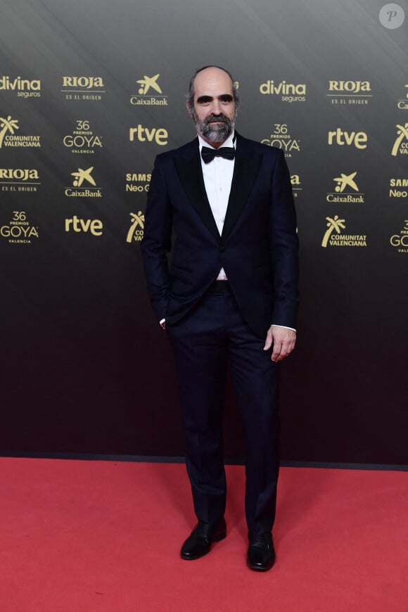 Luis Tosar au photocall de la 36ème édition des Goya Awards au palais des Arts de Valence, Espagne le 12 février 2022. 