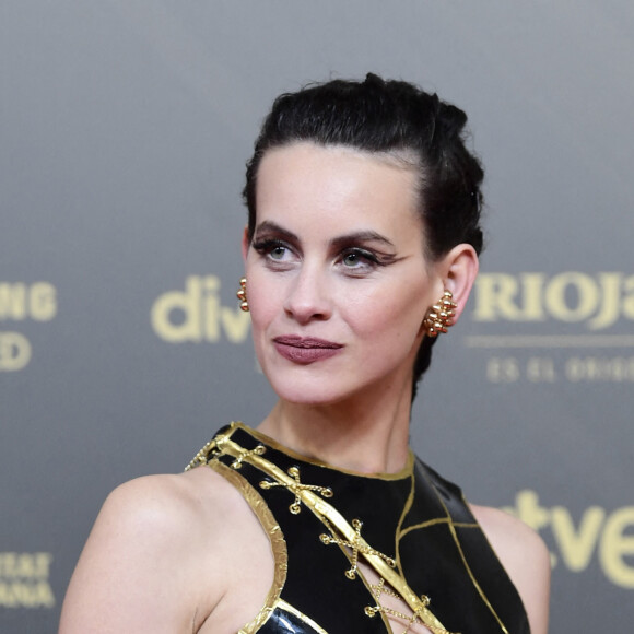 Milena Smit au photocall de la 36ème édition des Goya Awards au palais des Arts de Valence, Espagne le 12 février 2022. 