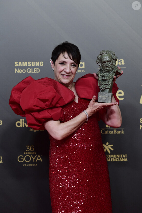 Blanca Portillo (Goya de la meilleure actrice) - Press Room de la 36ème cérémonie de remise des Goya Awards à Valence, Espagne le 12 février 2022. 