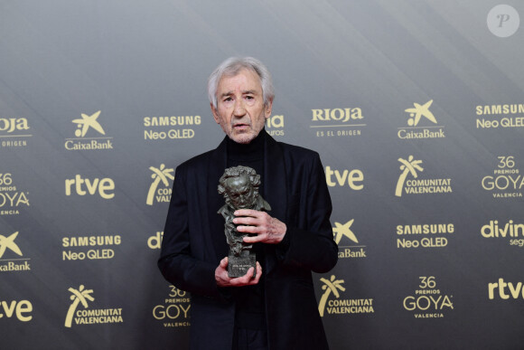 Jose Sacristan (Goya d'Honneur) - Press Room de la 36ème cérémonie de remise des Goya Awards à Valence, Espagne le 12 février 2022. 