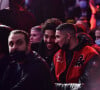 Exclusif - Achraf Hakimi (arrière droit au Paris Saint-Germain) - Gala de MMA ARES FC 2 au Palais des Sports Marcel Cerdan à Levallois-Perret le 11 décembre 2021. © Rachid Bellak/Bestimage