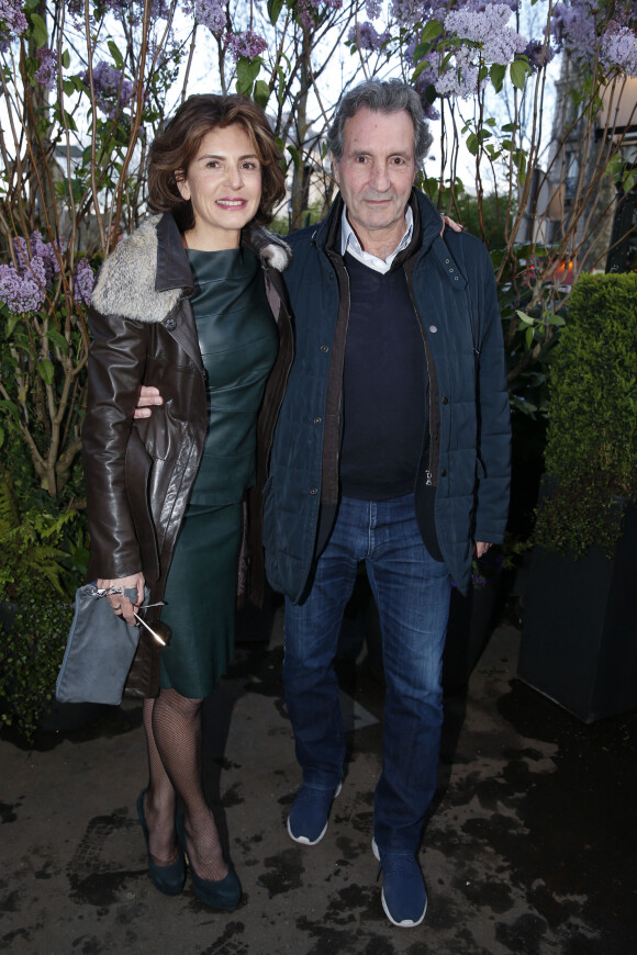 Anne Nivat et son mari Jean-Jacques Bourdin - Prix de la Closerie des Lilas 2016 à Paris, le 12 avril 2016