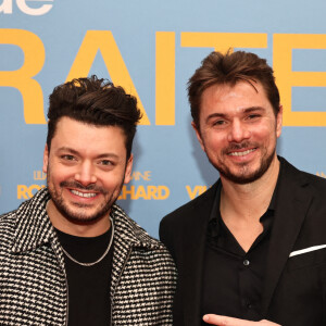 Kev Adams, Stan Wawrinka - Avant-première du film "Maison de retraite" au cinéma Le Grand Rex à Paris le 10 Février 2022. © Rubens Hazon/Bestimage